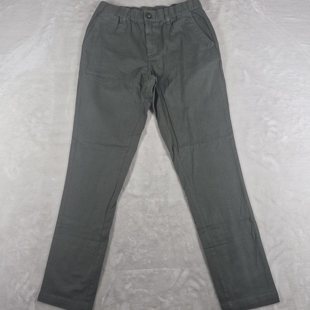Cove USA Chino Pants Men's 30x31 Green Stretch Outdoor Hiking Casual Comfort